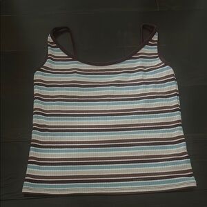 INTERMIX Striped Sleeveless Top